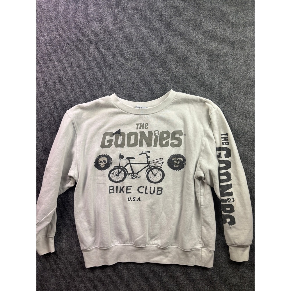 The Goonies Cream Graphic Crewneck Sweatshirt